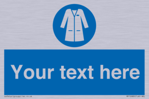 Custom Mandatory: Wear laboratory coat